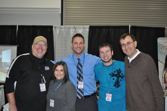 Dave Kallaway, Stacy Cole, Belky, Mike Mathers and Tony Waitekus