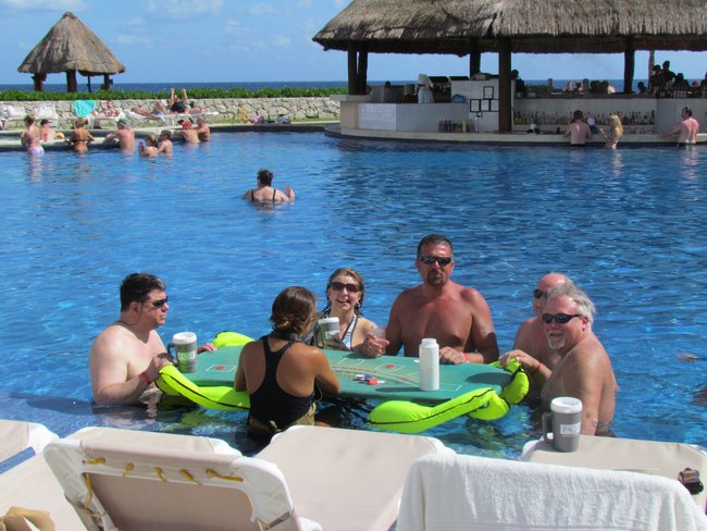 Poker in the pool? You know it!