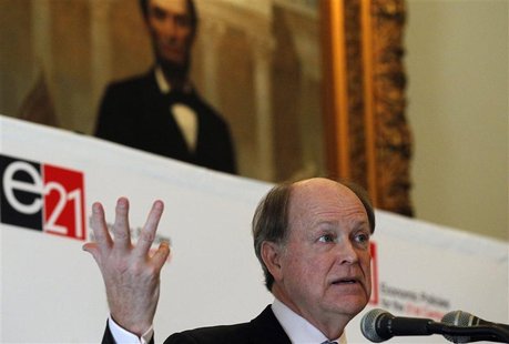 Philadelphia Federal Reserve President Charles Plosser speaks at an Economics21 event in New York Philadelphia Federal Reserve President Charles Plosser speaks at an Economics21 event in New York