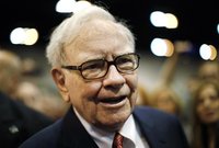 Berkshire Hathaway Chairman Warren Buffett wanders the company trade show before his company's annual meeting in Omaha