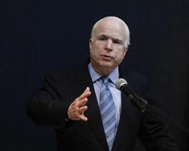 US Senator John McCain (R-Arizona). REUTERS/Soe Zeya Tun US Senator John McCain (R-Arizona). REUTERS/Soe Zeya Tun