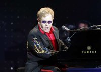 British singer Elton John performs during his concert in Istanbul July 5, 2011. REUTERS/Osman Orsal