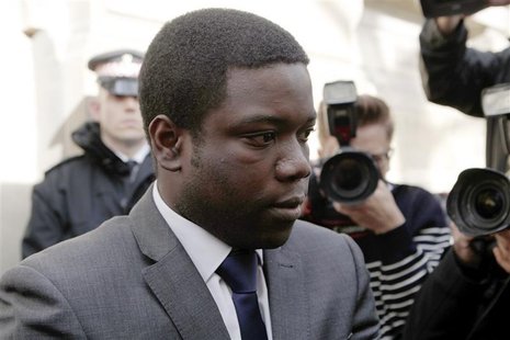 UBS trader Kweku Adoboli leaves City of London magistrates' court in London UBS trader Kweku Adoboli leaves City of London magistrates' court in London
