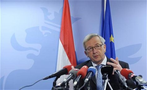 Luxembourg's PM Juncker addresses a news conference after an European Union summit in Brussels Luxembourg's PM Juncker addresses a news conference after an European Union summit in Brussels