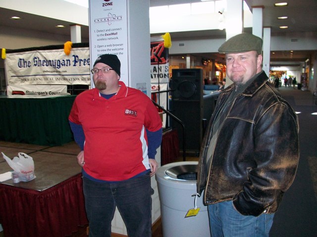 Matthew J of B93 talking to his #1 fan.