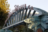 A view of the entrance to the The Walt Disney Co. at the company's headquarters in Burbank