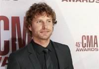 Singer Dierks Bentley arrives at the 45th Country Music Association Awards in Nashville