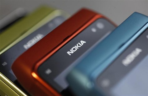 Picture shows Nokia mobile phone at a shop in Warsaw Picture shows Nokia mobile phone at a shop in Warsaw