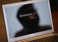 A Lenovo Ultrabook is displayed during Reuters China Investment Summit in Hong Kong