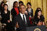 Obama hosts student science fair in Washington