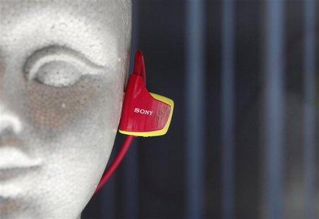 Sony's Walkman, a portable music player, is displayed in Tokyo Sony's Walkman, a portable music player, is displayed in Tokyo