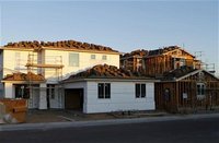Houses under construction are seen in Phoenix