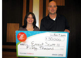 Ernest Scott III wins $50,000