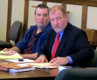 John Lund (left) with attorney John Lund (left) with attorney