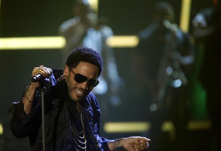 Lenny Kravitz performs during the German game show "Wetten Dass" in Friedrichshafen Lenny Kravitz performs during the German game show "Wetten Dass" in Friedrichshafen