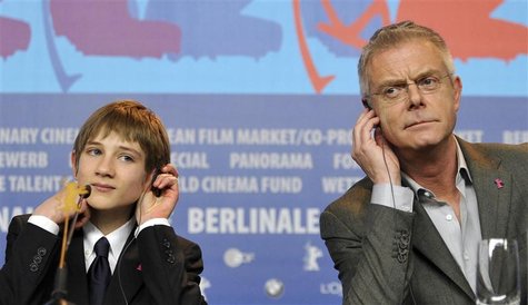 Cast member Horn and director Daldry attend news conference to promote movie 'Extremely Loud And Incredibily Close' at 62nd Berlinale Intern Cast member Horn and director Daldry attend news conference to promote movie 'Extremely Loud And Incredibily Close' at 62nd Berlinale Intern