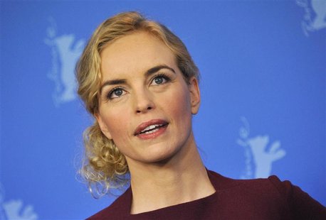 Cast members Nina Hoss poses for pictures during photocall to promote the movie 'barbara' at the 62nd Berlinale International Film Festival 