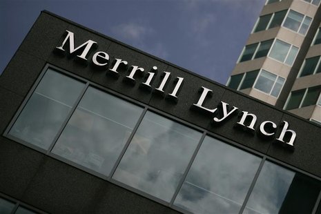 A Merrill Lynch sign is seen in Toronto A Merrill Lynch sign is seen in Toronto