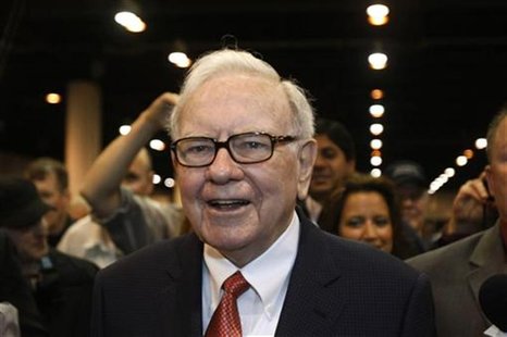 Berkshire Hathaway Chairman Warren Buffett wanders the company trade show before his company's annual meeting in Omaha Berkshire Hathaway Chairman Warren Buffett wanders the company trade show before his company's annual meeting in Omaha