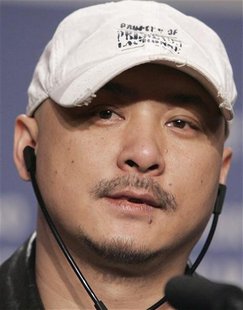 Director Quan-An Wang addresses a news conference to present the film 'Tuya's Marriage' running in competition at the 57th Berlinale Interna Director Quan-An Wang addresses a news conference to present the film 'Tuya's Marriage' running in competition at the 57th Berlinale Interna
