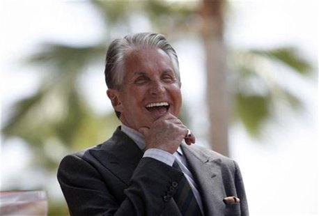 Hamilton laughs before accepting a star on the Walk of Fame in Hollywood Hamilton laughs before accepting a star on the Walk of Fame in Hollywood