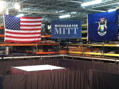 Mitt for Michigan sign at Compatico Inc. in Grand Rapids, MI Mitt for Michigan sign at Compatico Inc. in Grand Rapids, MI