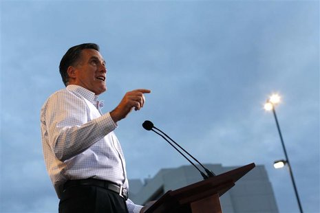 Republican presidential candidate and former Massachusetts Governor Mitt Romney speaks during a campaign event in Mesa Republican presidential candidate and former Massachusetts Governor Mitt Romney speaks during a campaign event in Mesa