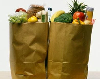 Bag of groceries Bag of groceries