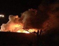 St. Anthony School on fire Tuesday evening cancels classes for Ash Wednesday (Photo courtesy of Fox 11)