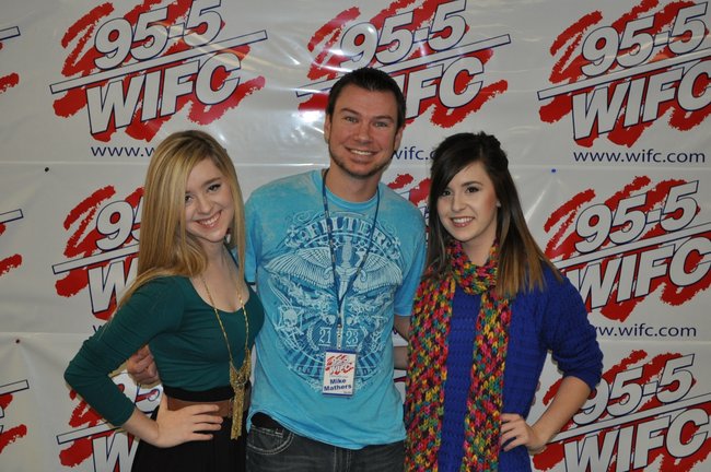 Megan & Liz with Mike Mathers