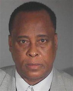 Dr. Conrad Murray is shown in this Los Angeles County Sheriff's Department booking photograph Dr. Conrad Murray is shown in this Los Angeles County Sheriff's Department booking photograph