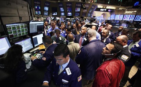 Traders work on the floor of the New York Stock Exchange Traders work on the floor of the New York Stock Exchange