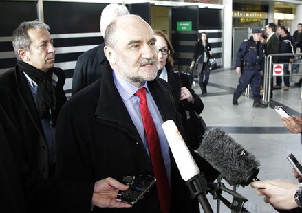Nackaerts of the IAEA speaks to media at the airport in Vienna after arrival from Iran Nackaerts of the IAEA speaks to media at the airport in Vienna after arrival from Iran
