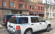A fire burned down the famed Sarkozy Bakery in Downtown Kalamazoo Saturday 2