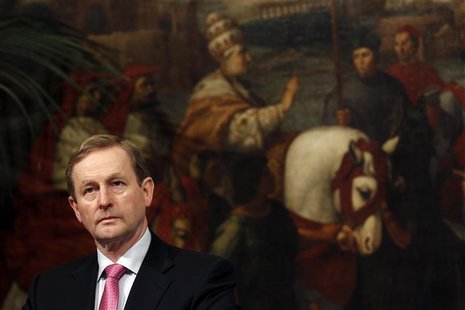 Ireland's PM Kenny looks during a meeting with his Italian counterpart Monti in Rome Ireland's PM Kenny looks during a meeting with his Italian counterpart Monti in Rome