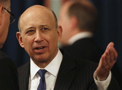CEO of Goldman Sachs Blankfein talks at the U.S. Chamber of Commerce in Washington CEO of Goldman Sachs Blankfein talks at the U.S. Chamber of Commerce in Washington