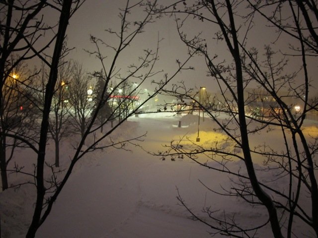 Dave Kallaway took this picture this morning (Feb 29, 2012) 5am out of the WIFC studio window!