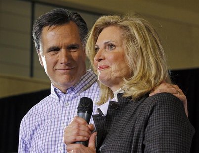 File photo of Ann and Mitt Romney in Exeter File photo of Ann and Mitt Romney in Exeter