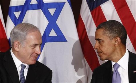 President Barack Obama meets Israel's Prime Minister Benjamin Netanyahu at the United Nations in New York President Barack Obama meets Israel's Prime Minister Benjamin Netanyahu at the United Nations in New York