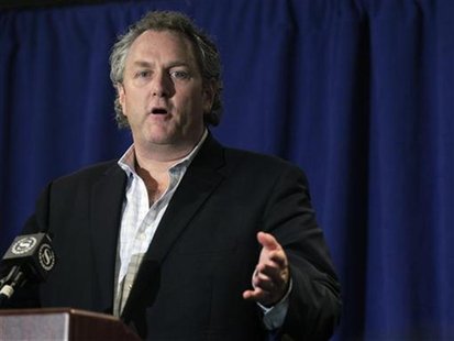 Conservative journalist Andrew Breitbart speaks at a news conference prior to U.S. Congressman Anthony Weiner in New York Conservative journalist Andrew Breitbart speaks at a news conference prior to U.S. Congressman Anthony Weiner in New York
