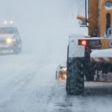 Roads snow covered and slippery Roads snow covered and slippery