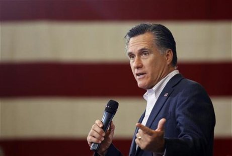 Republican presidential candidate and former Massachusetts Governor Mitt Romney speaks during a campaign stop in Youngstown Republican presidential candidate and former Massachusetts Governor Mitt Romney speaks during a campaign stop in Youngstown
