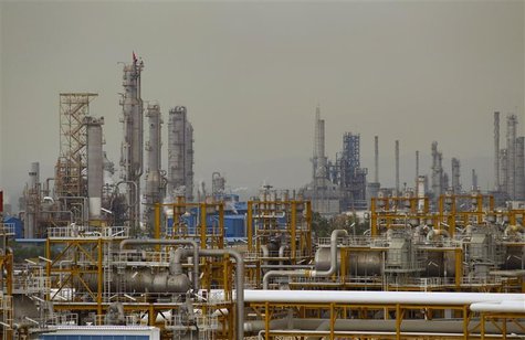 The Phase 4 and Phase 5 gas refineries are seen in Assalouyeh The Phase 4 and Phase 5 gas refineries are seen in Assalouyeh