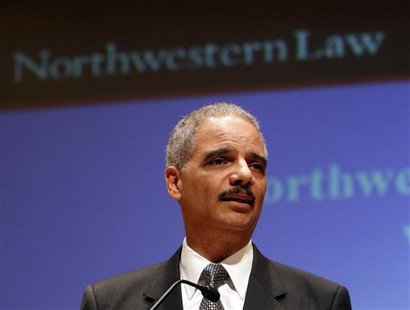 U.S. Attorney General Holder delivers a speech at Northwestern University School of Law in Chicago U.S. Attorney General Holder delivers a speech at Northwestern University School of Law in Chicago