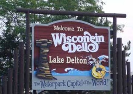 Wisconsin Dells welcome sign Wisconsin Dells welcome sign