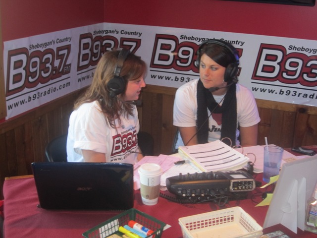 Charli and Jess Kelley at Weimann's Sports Center