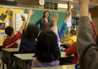 Teacher in a classroom