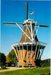 The historic DeZwaan windmill at Windmill Island Gardens in Holland.
