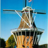 The historic DeZwaan windmill at Windmill Island Gardens in Holland. The historic DeZwaan windmill at Windmill Island Gardens in Holland.