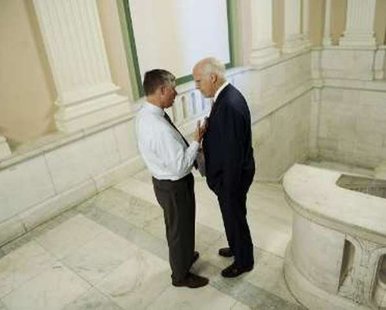 U.S. Rep. Fred Upton (R-St. Joseph) (L) speaks with Rep. Christopher Shays (R-CT) on Capitol Hill in Washington. REUTERS/Jonathan Ernst U.S. Rep. Fred Upton (R-St. Joseph) (L) speaks with Rep. Christopher Shays (R-CT) on Capitol Hill in Washington. REUTERS/Jonathan Ernst